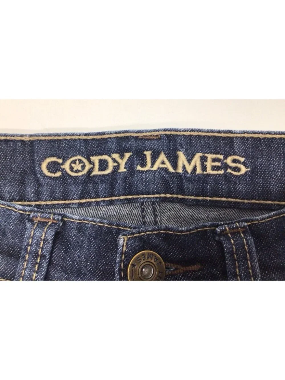Cody James Mens Straight Leg Stretch Denim Jeans Size 31 X 36 Flaw